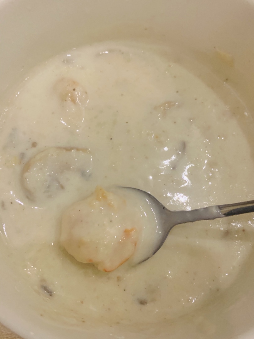 简易版奶油蘑菇浓汤