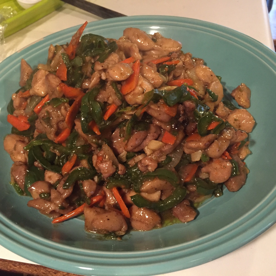 青椒鸡肉胡萝卜