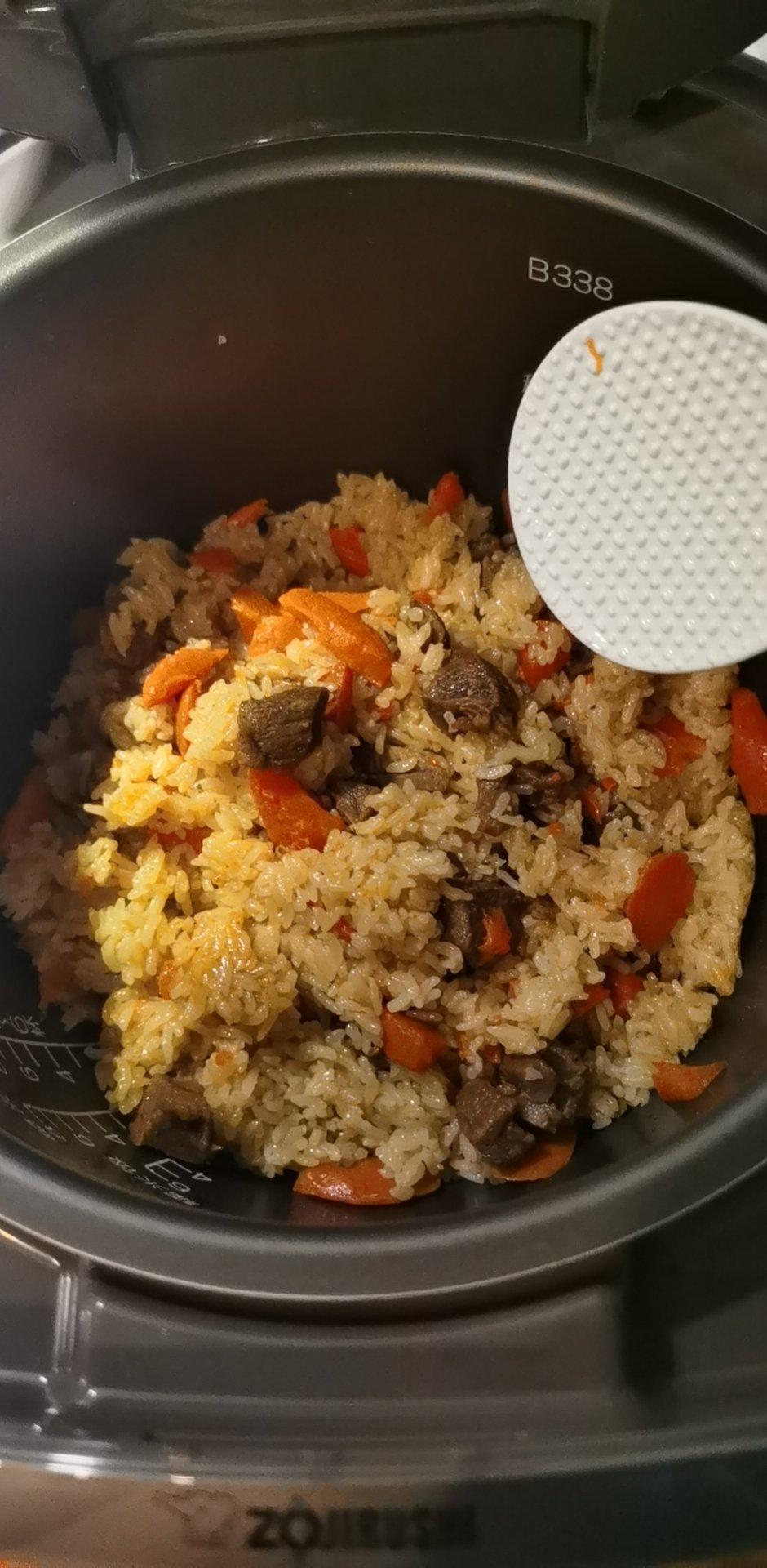 adazzy做的羊肉手抓饭电饭锅版