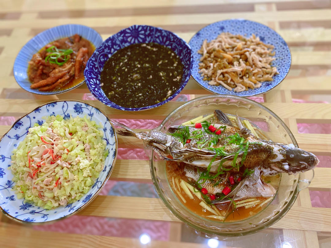 超入味清蒸鱼～清蒸鲈鱼桂花鱼（家常独创）