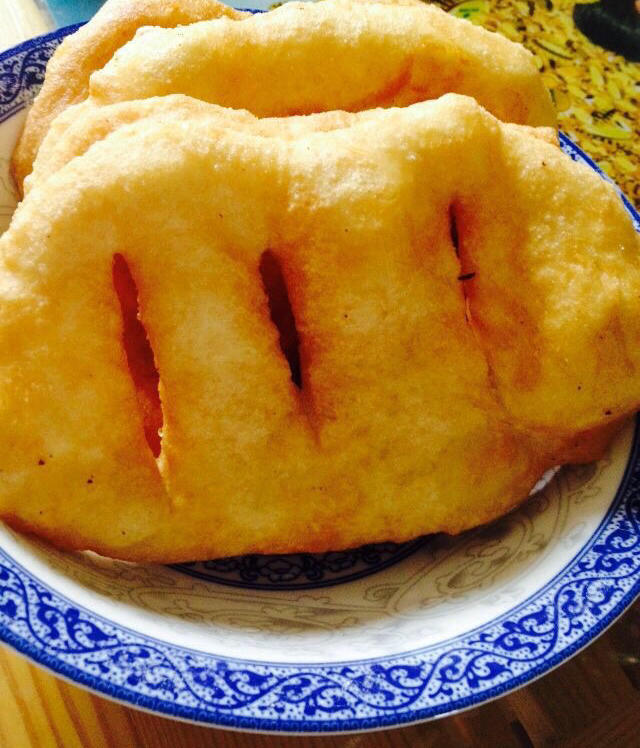 炸油饼、糖油饼