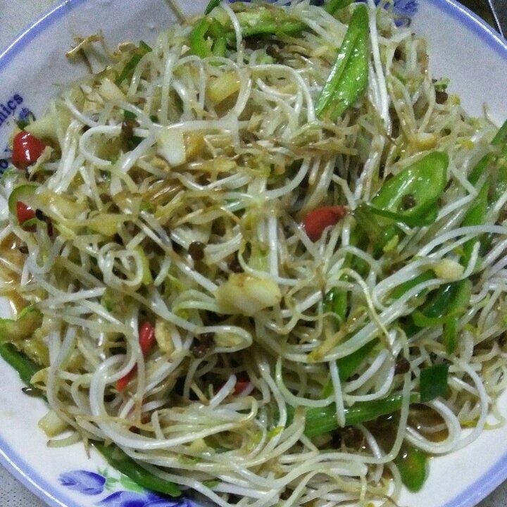 清炒豆芽