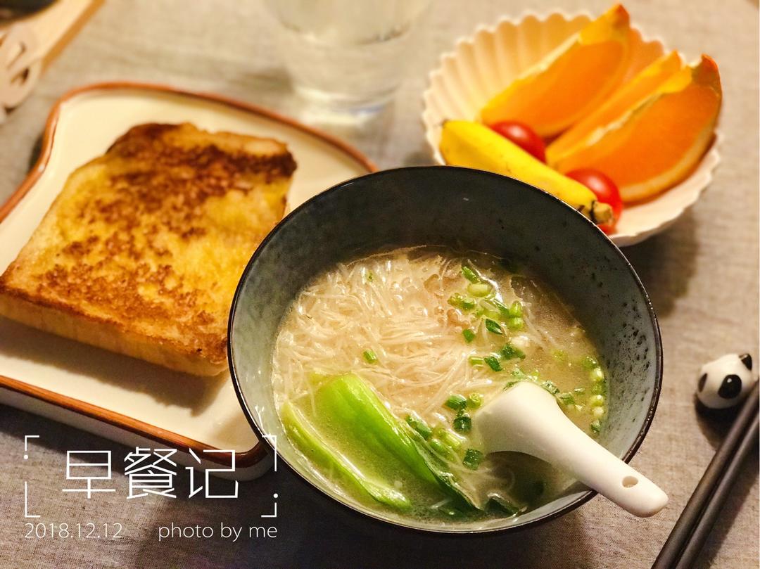 早餐•2018年12月12日