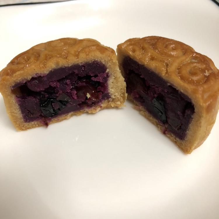 紫薯蔓越莓月饼（广月）
