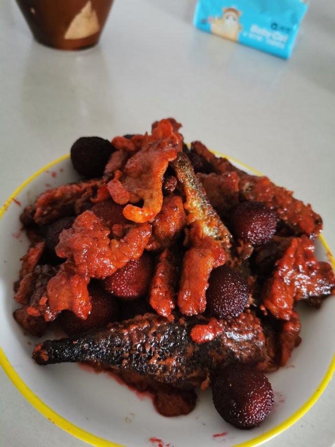 好看又好吃的杨梅咕噜肉