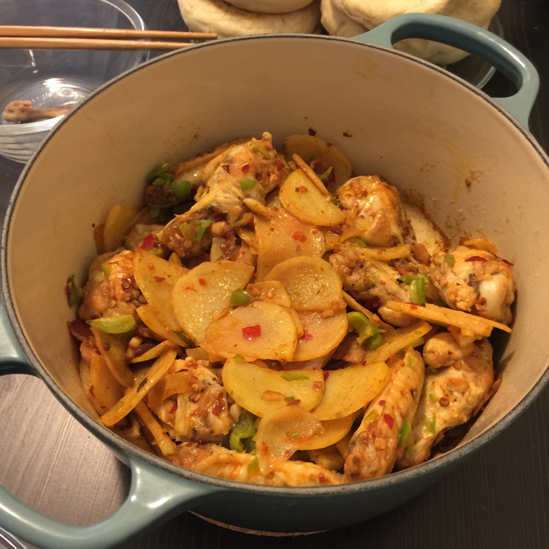 干锅香辣鸡翅