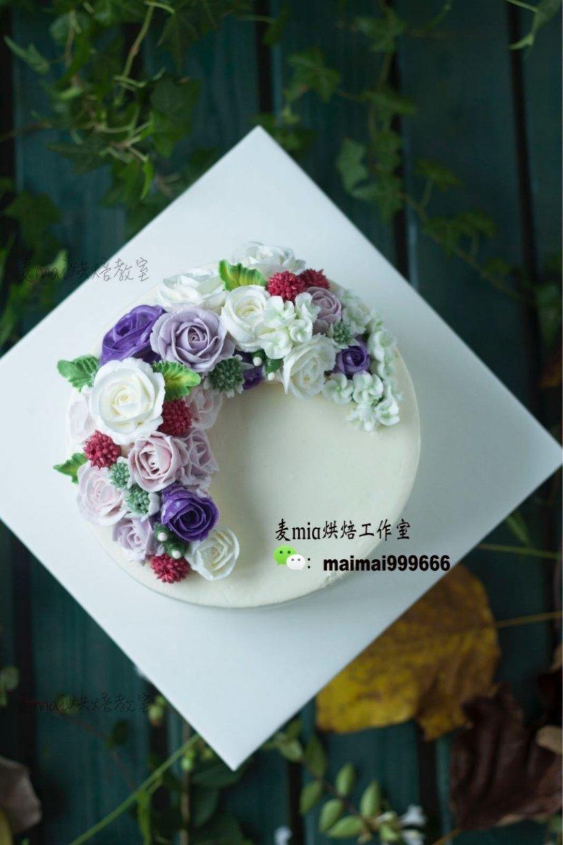 韩式裱花蛋糕