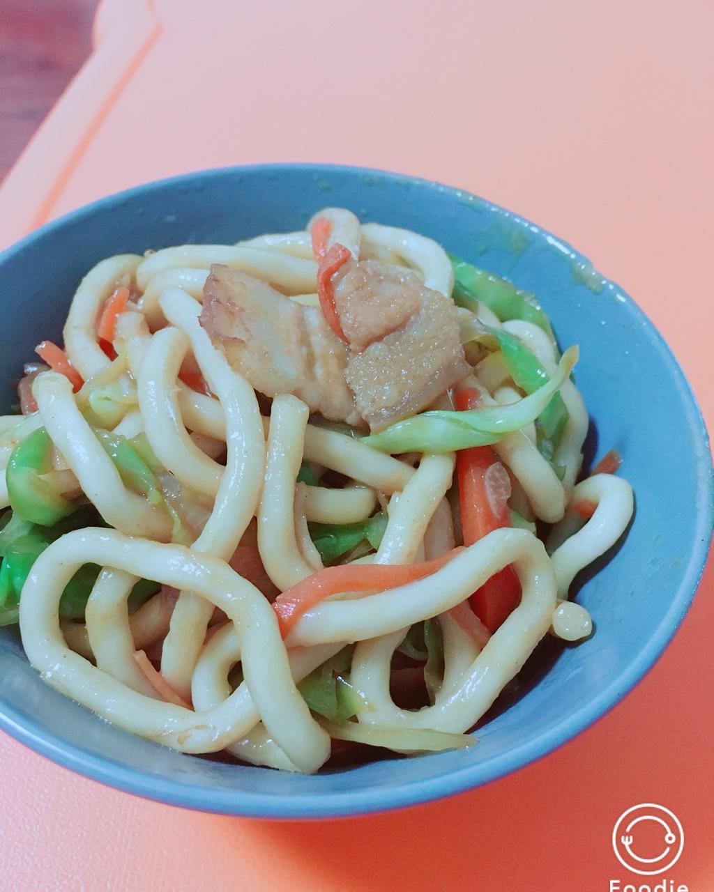 什锦炒乌冬面