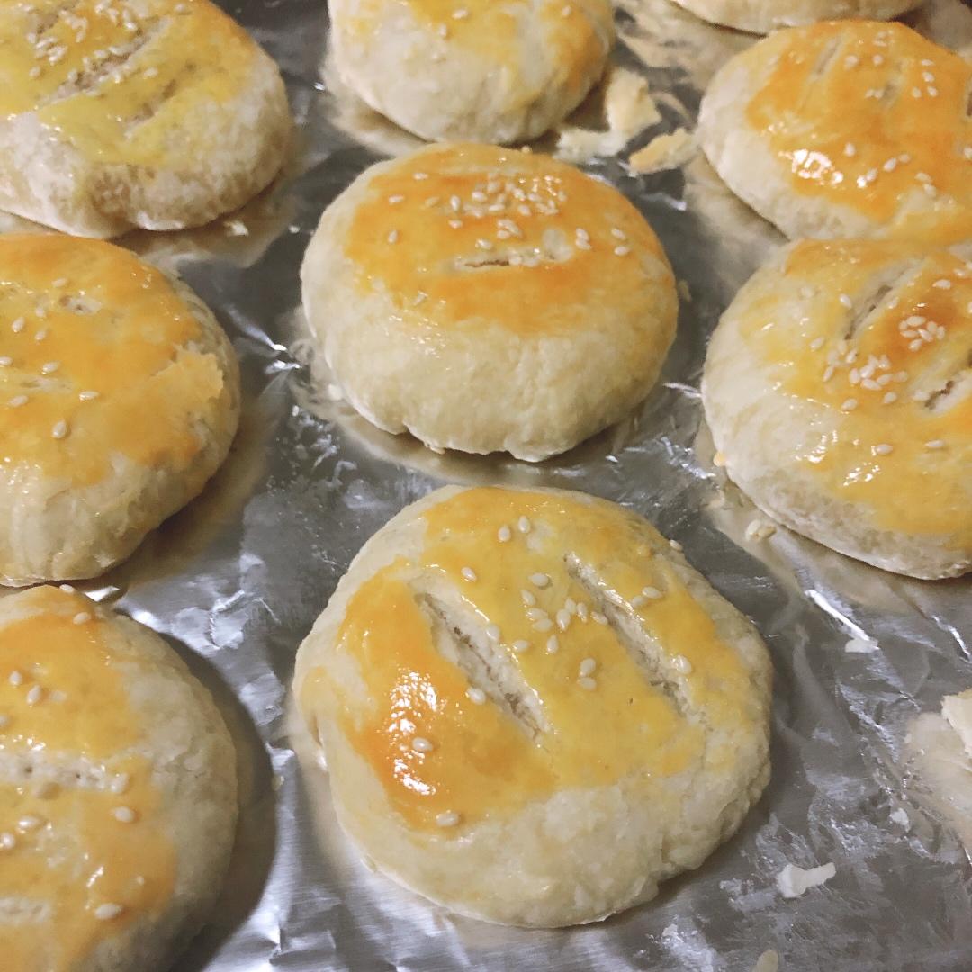 酥到掉渣的老婆饼 糯米馅（无需揉出膜）