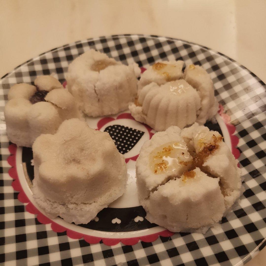 中式传统小方糕 松糕 米糕 蒸糕