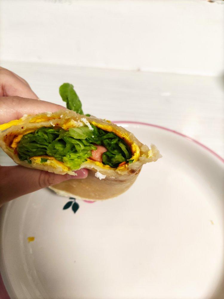 简单早餐5分钟搞定，手抓饼