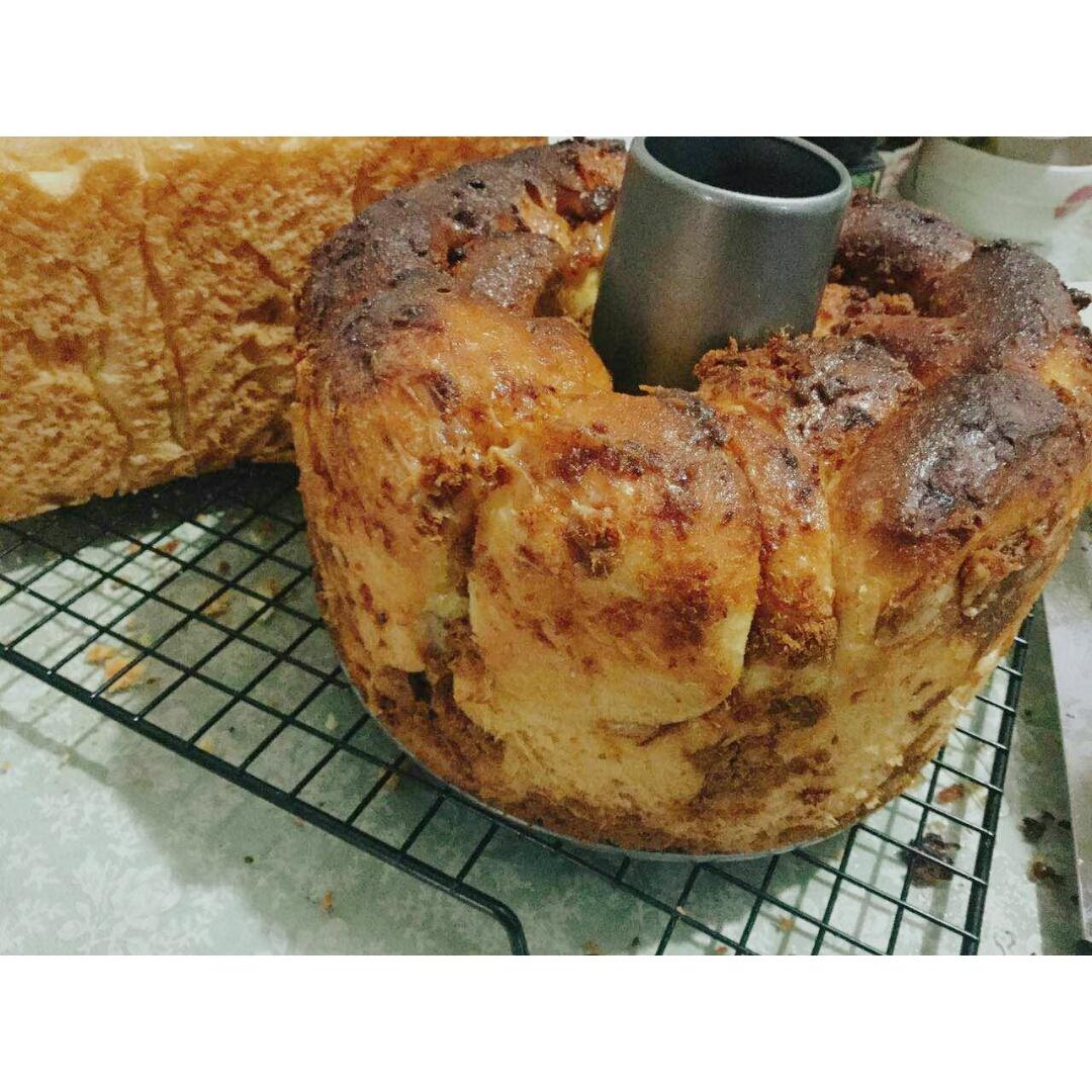 肉松手撕面包—超软会爆浆的面包哟