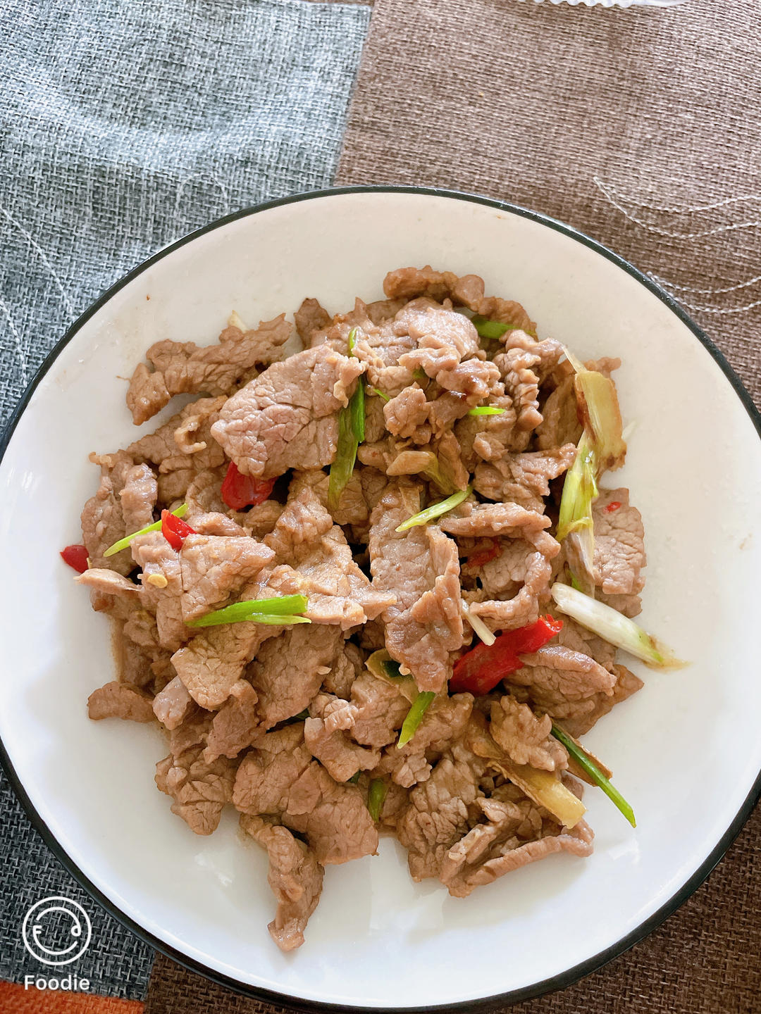 葱爆牛肩肉