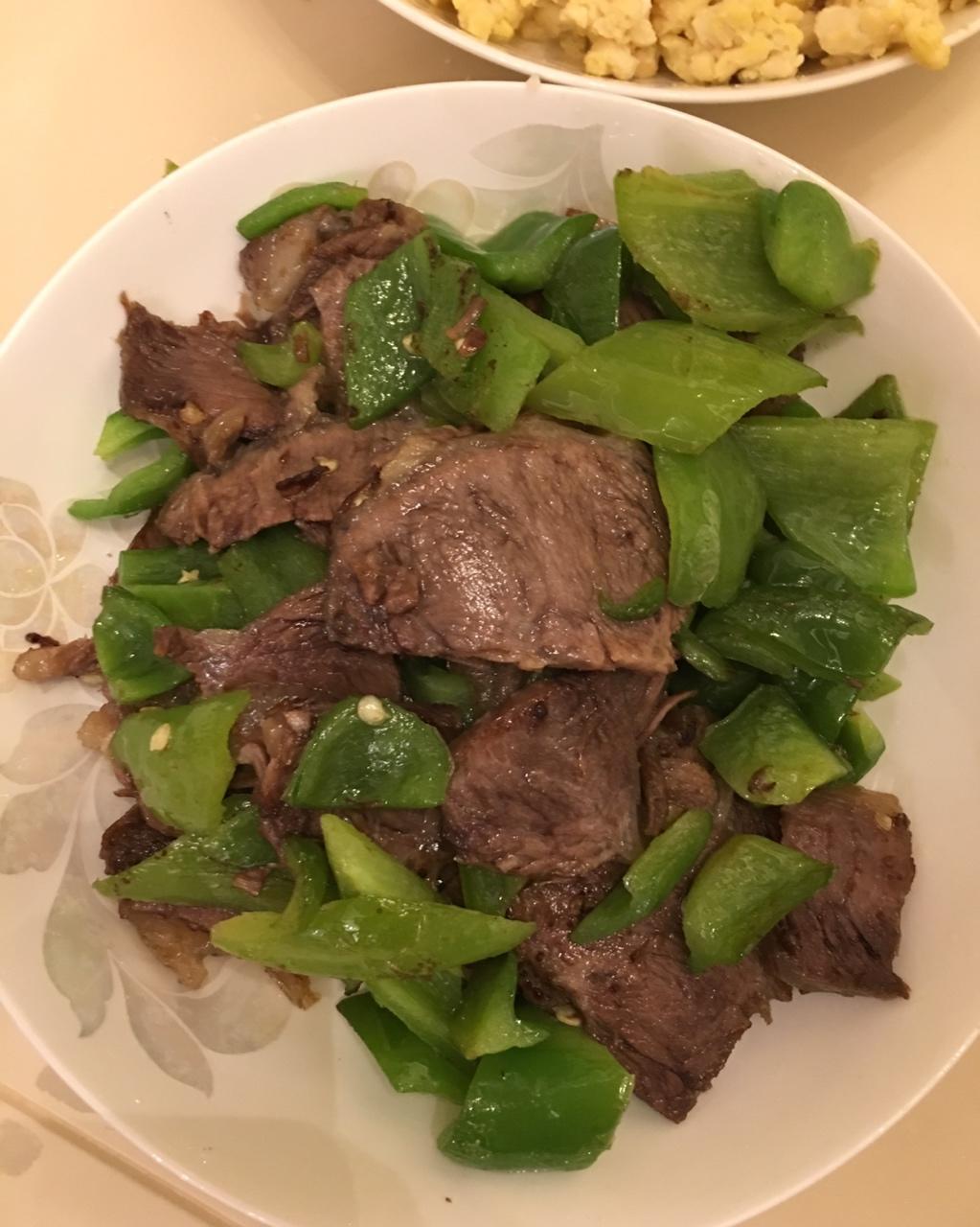 青椒炒牛肉