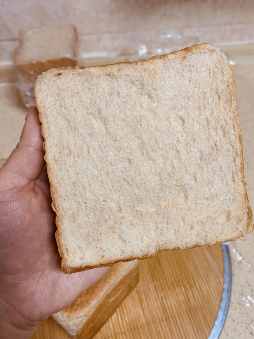 萌了个萌12做的山崎丰亲授全麦烫种吐司