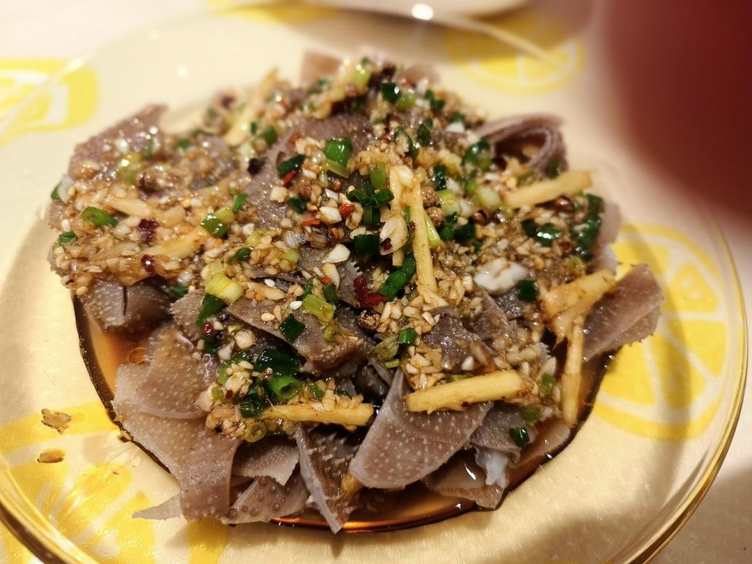 凉拌牛百叶 炝毛肚