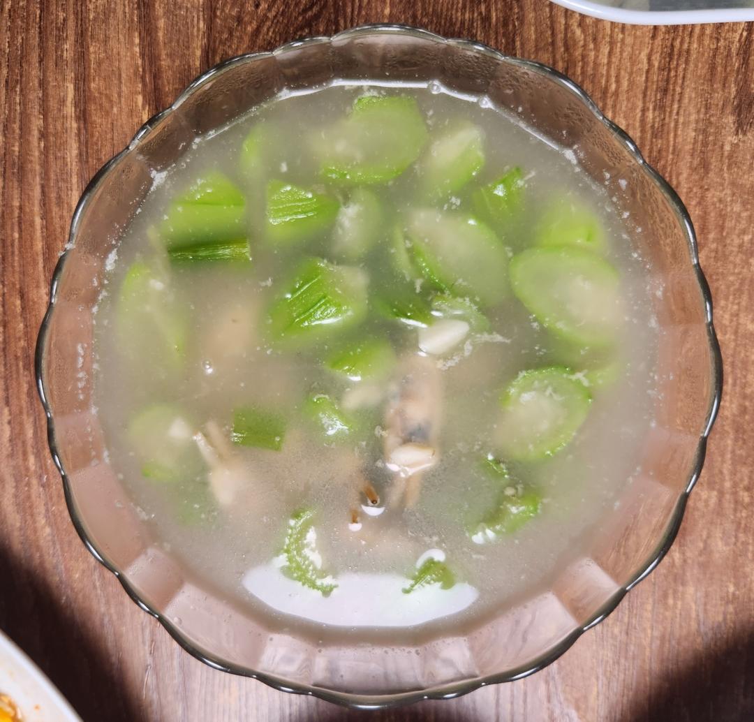 丝瓜炒蛏子