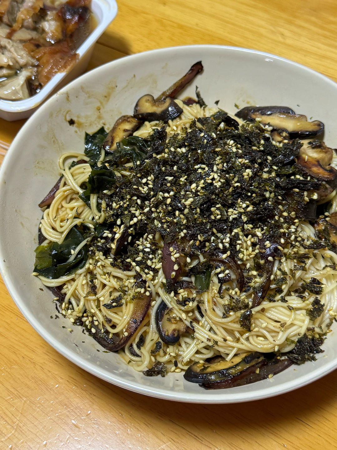 花生酱海苔意面