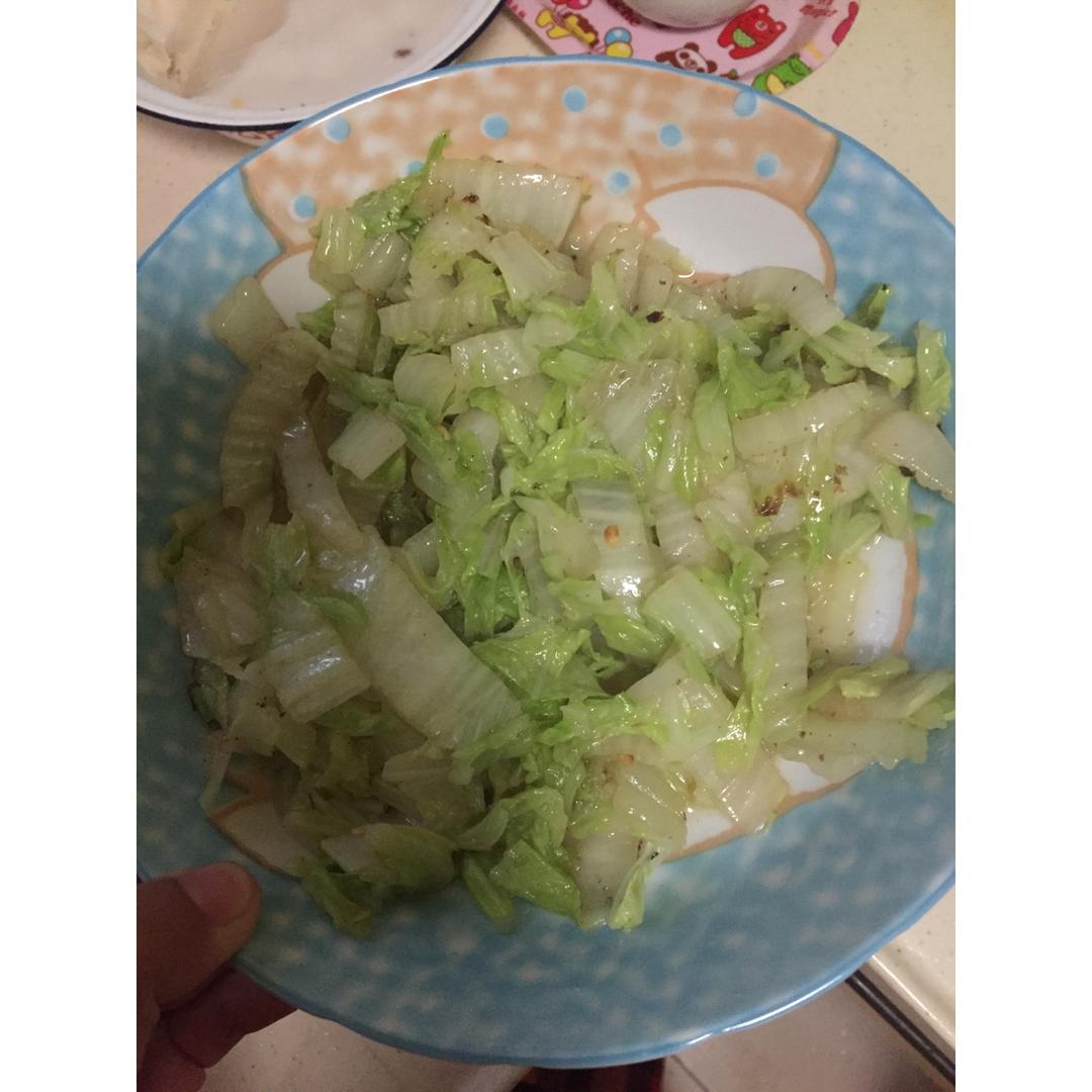 超级无敌简单省时省事省力的炒白菜