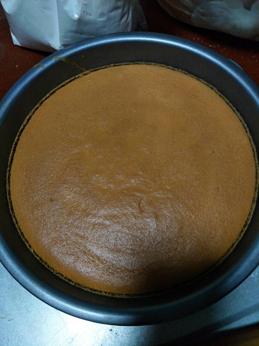 6寸原味戚风蛋糕