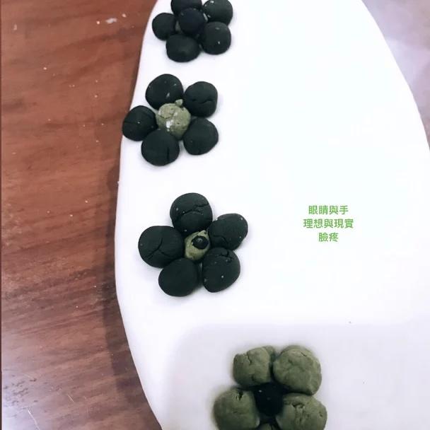 治愈系绿色marimekko印花刀切馒头