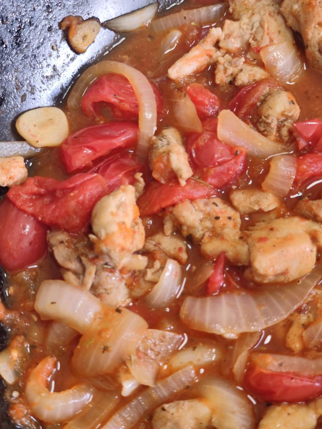 番茄炖鸡胸丨健康·三餐