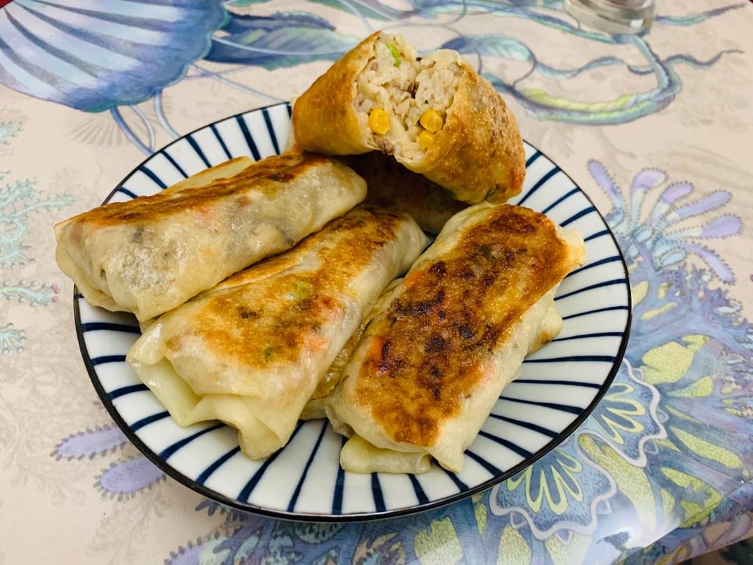 秦小菜yy做的五彩大米卷宝宝辅食食谱