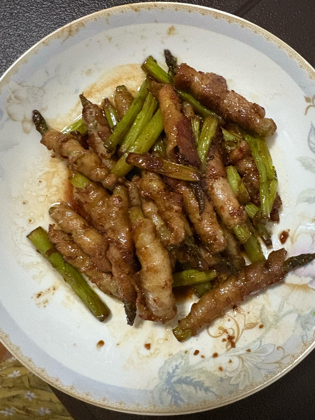 五花肉芦笋卷