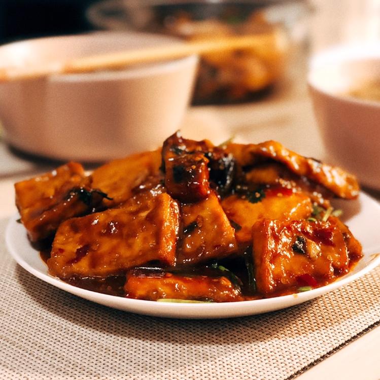 香煎豆腐