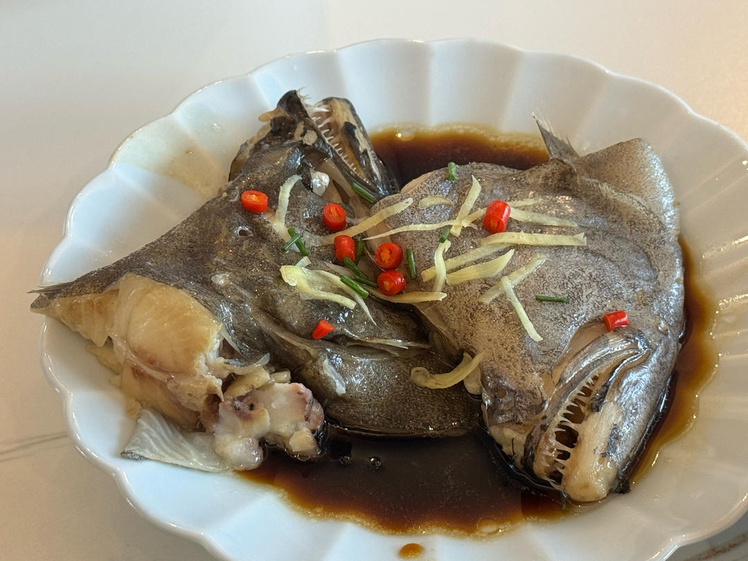 蒸鸦片鱼头（同鱼身做法一样）