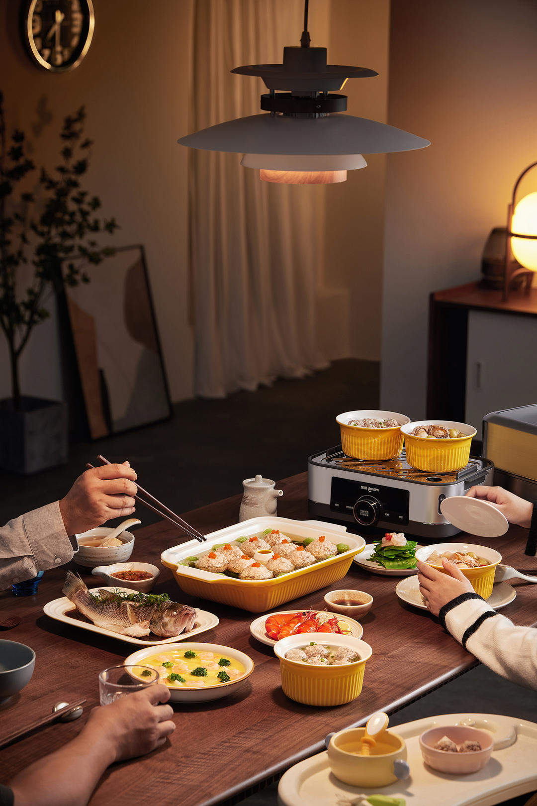 2025懒人蒸菜首选东菱电蒸锅，130℃高温速蒸还原鲜味本真