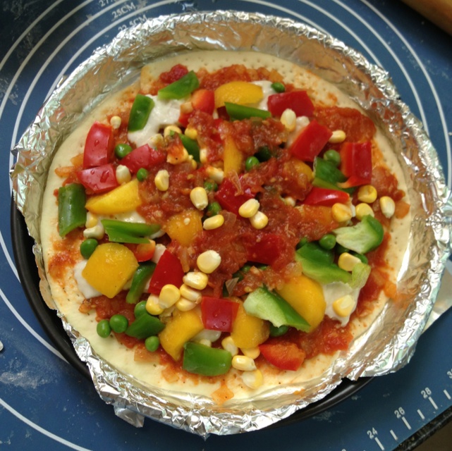 夏威夷pizza（附饼底冷冻法）