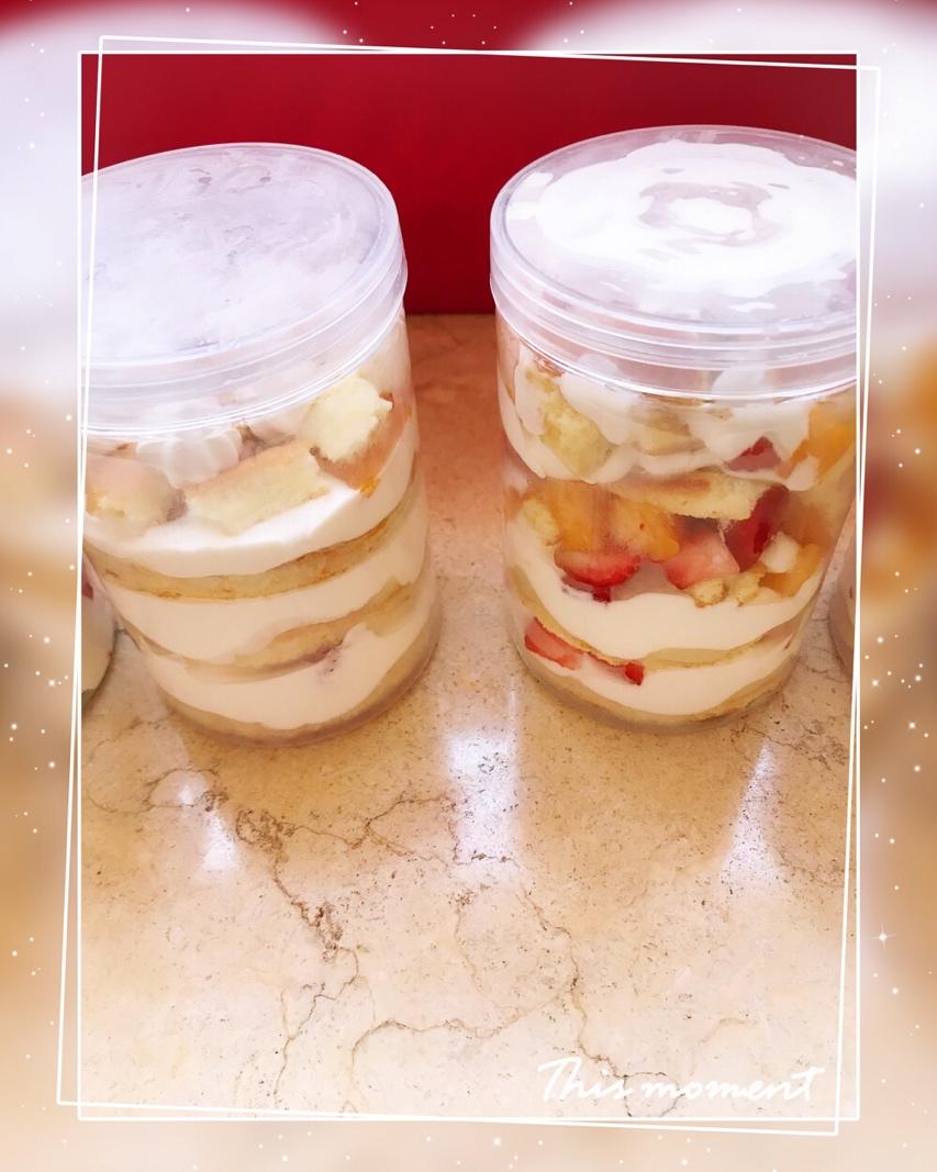 《Tinrry+》拉丝盒子蛋糕（榴莲、草莓、波波奶茶口味）