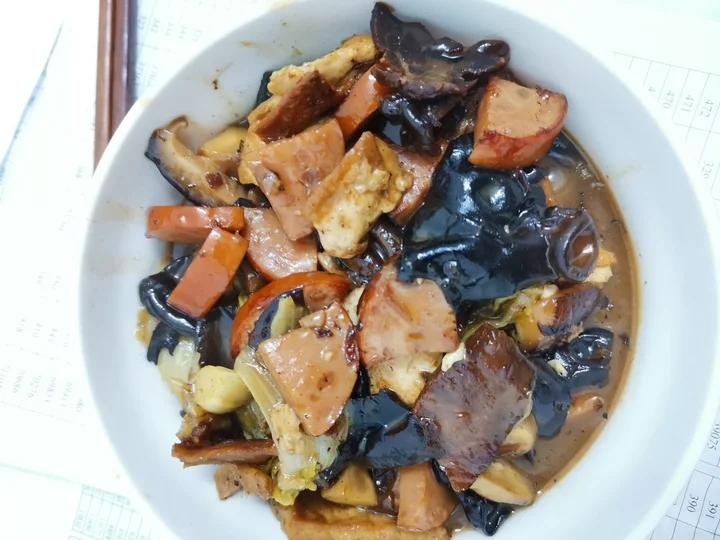 给肉都不换白菜豆腐煲