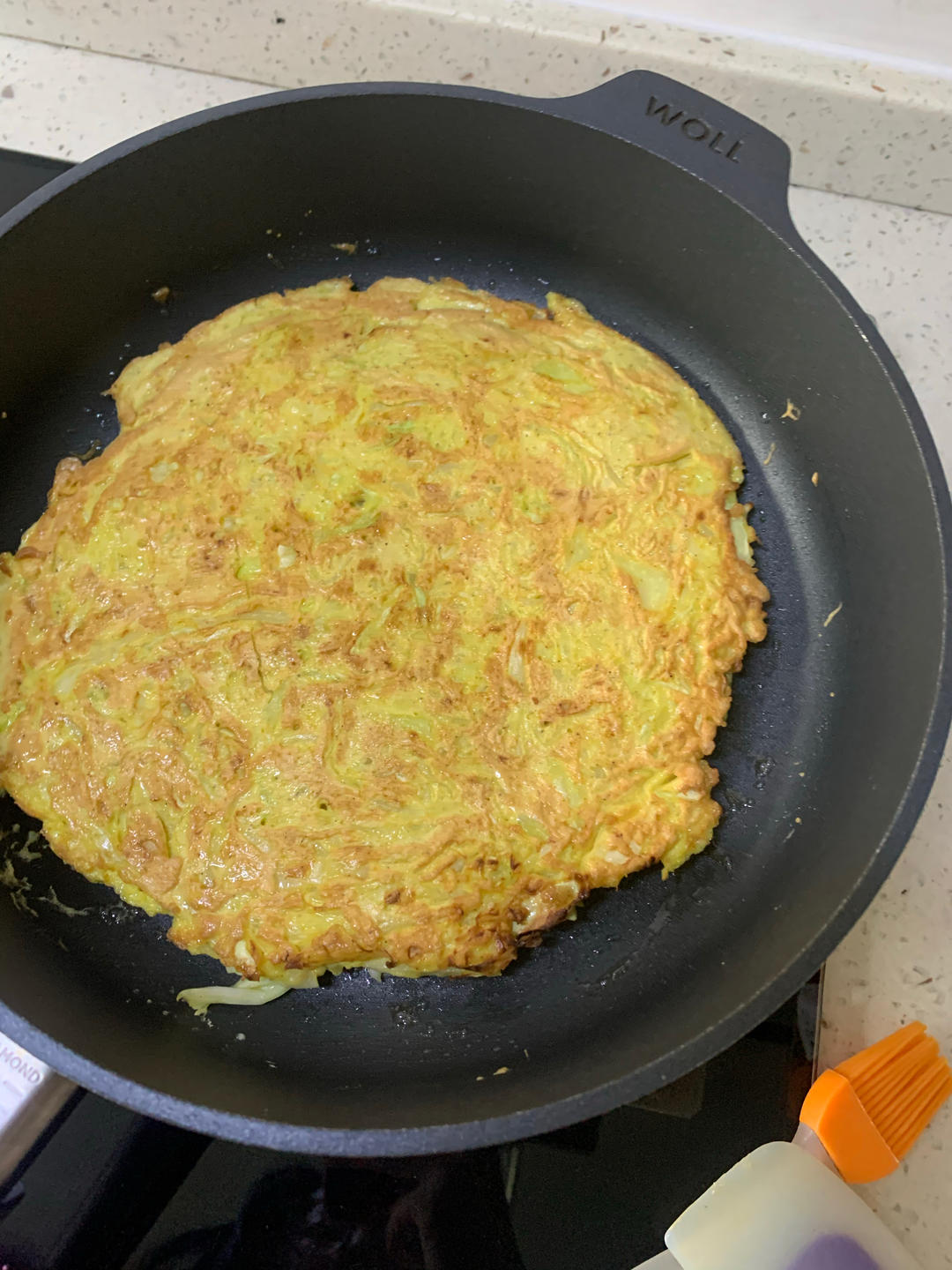 黄磊老师同款低卡营养包菜鸡蛋饼