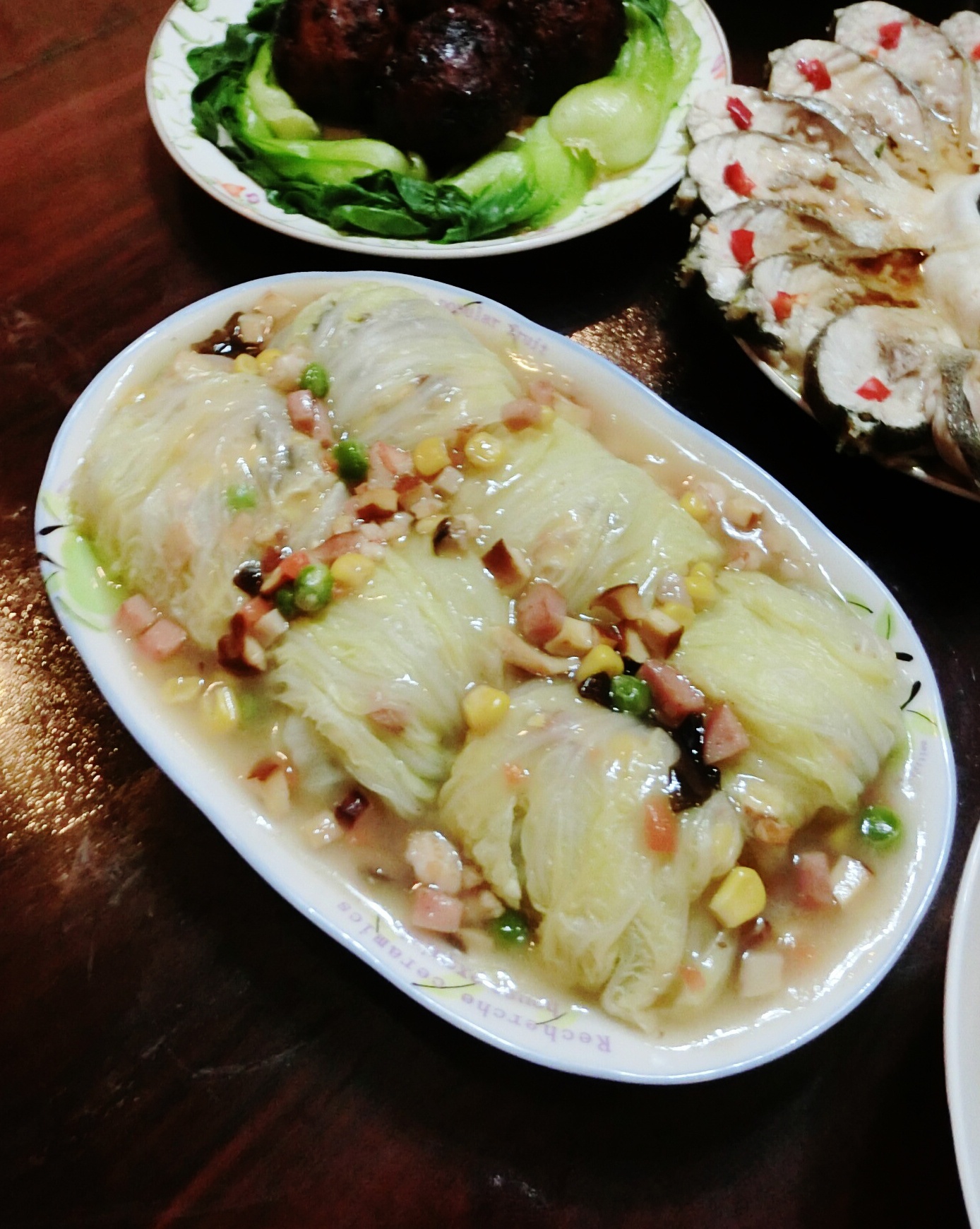 鲜香白菜包(八宝财袋)