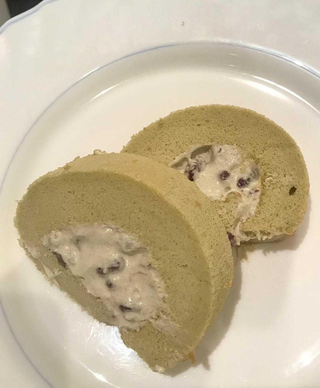 抹茶戚风蛋糕卷