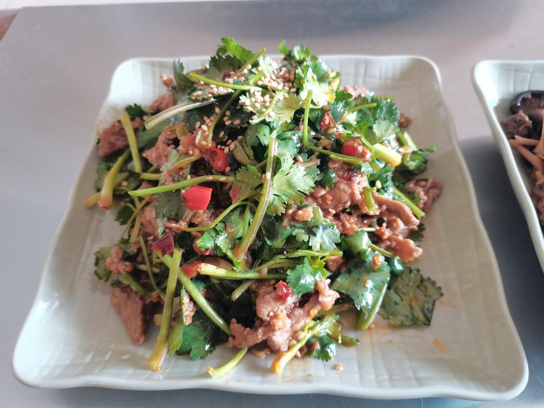 丈母娘吃了都夸的凉拌香菜牛肉