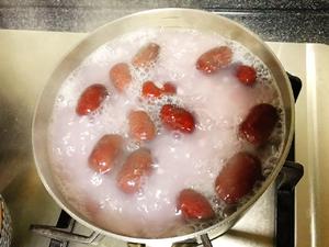 红糖糯米蛋花粥的做法 步骤5
