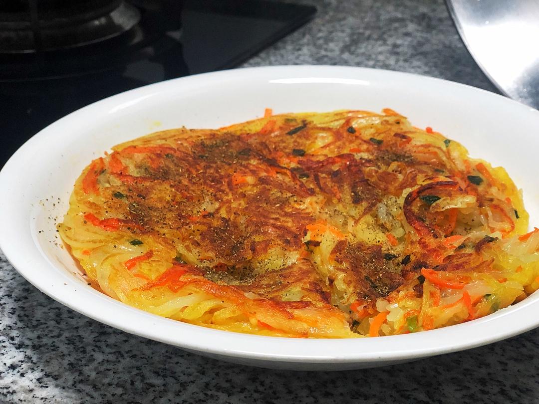 胡萝卜土豆丝饼
