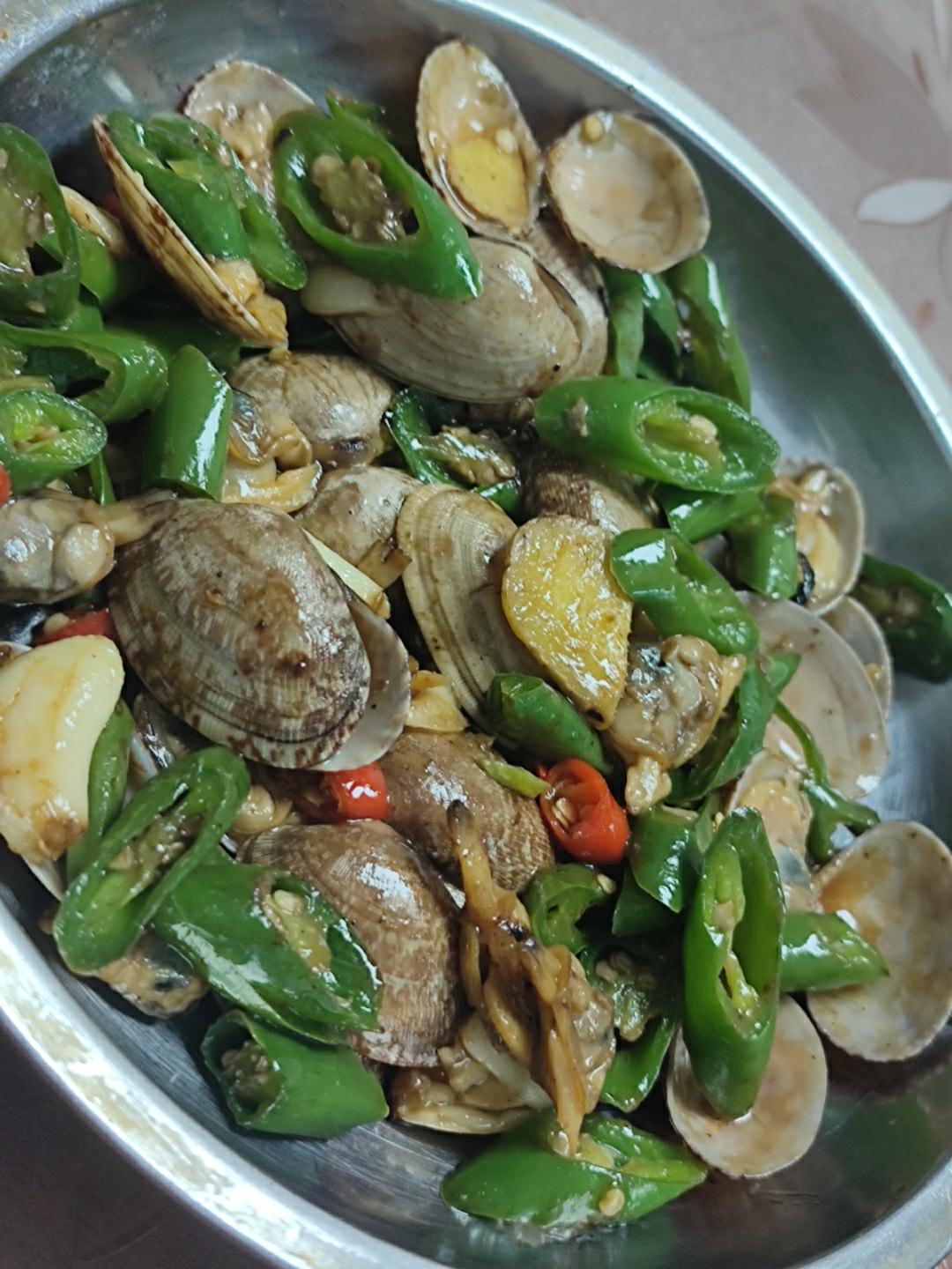 5分钟快手菜❗️秒杀路边摊爆炒花甲～好吃到爆