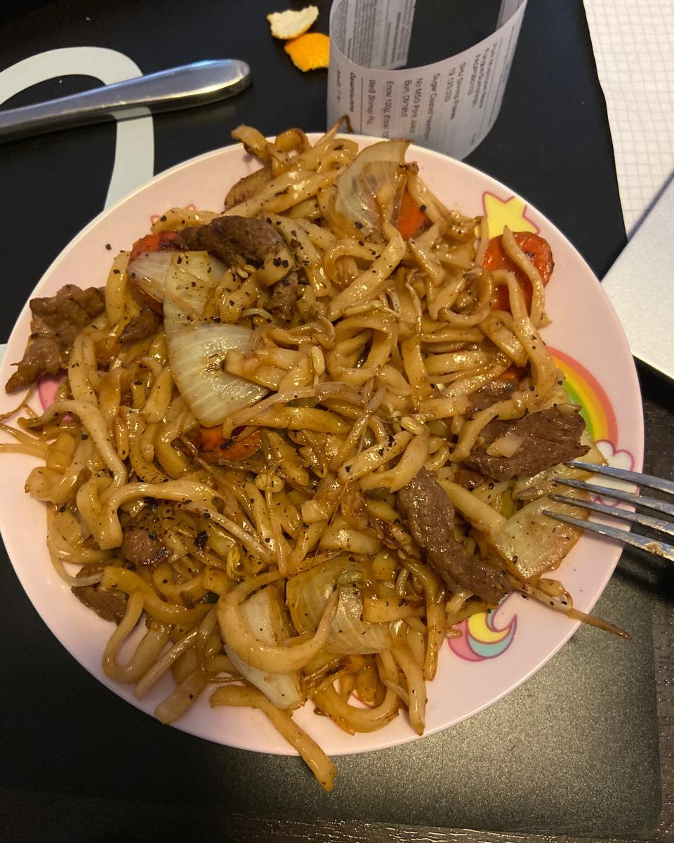【好吃到舔盘的乌冬面】