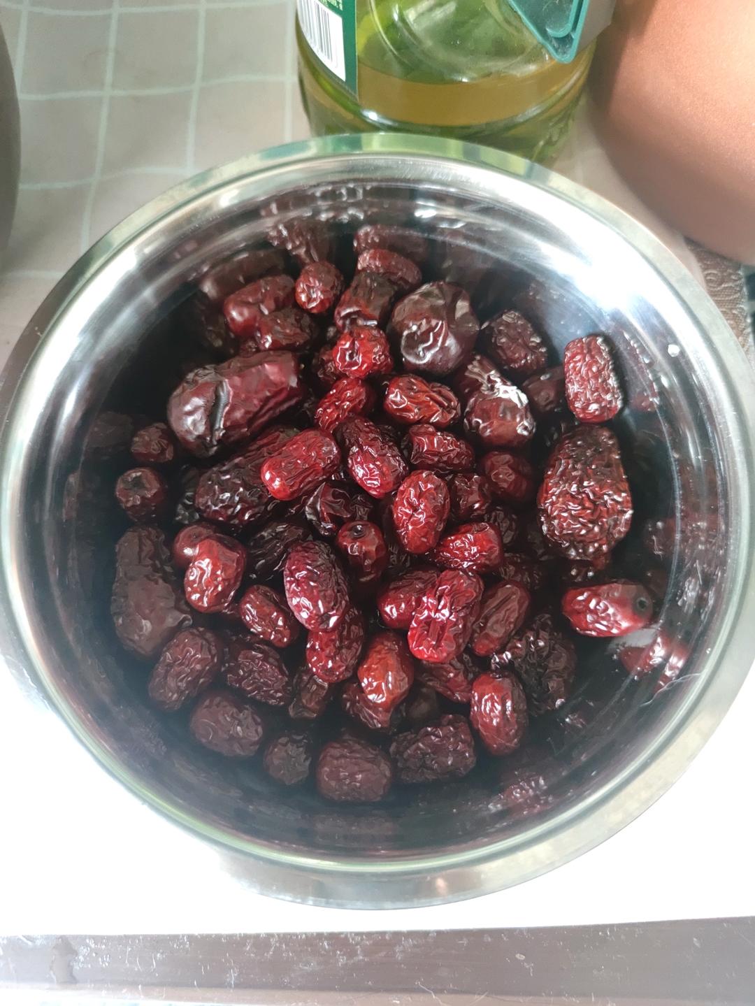 蒸红枣