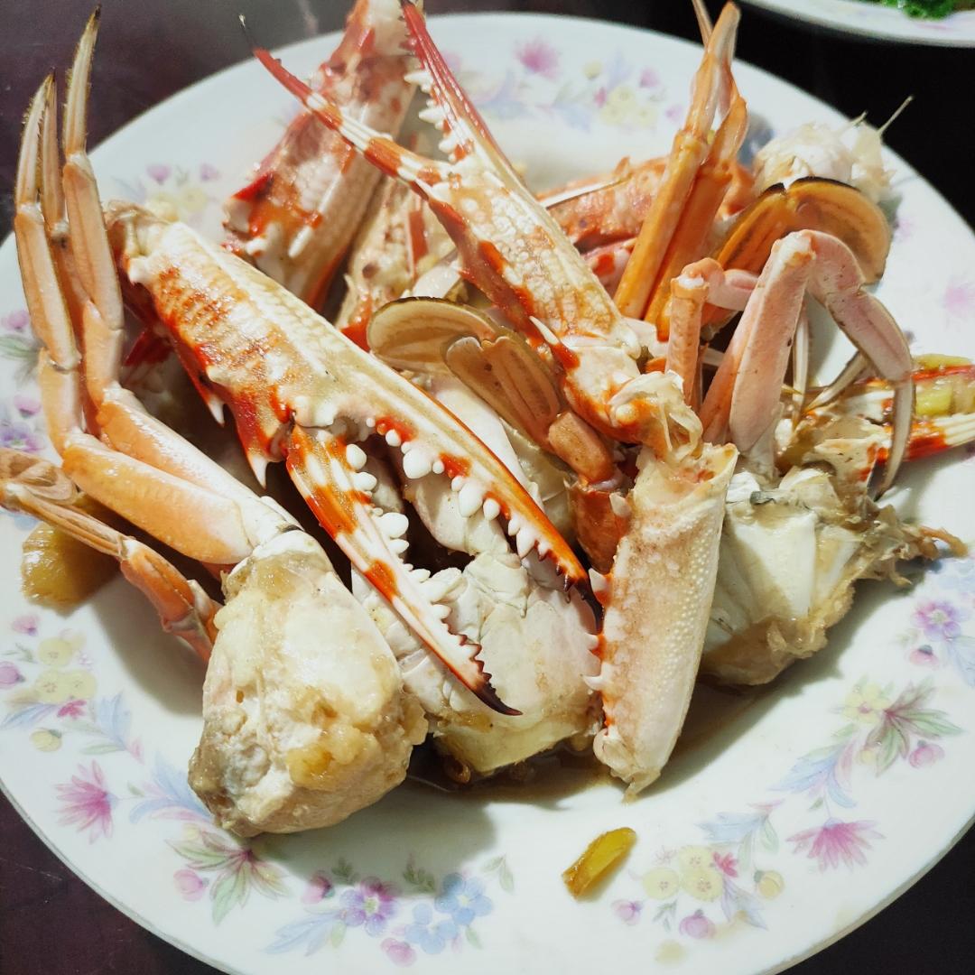 姜葱炒梭子蟹