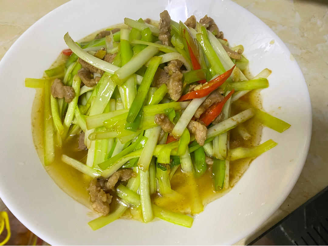最好吃的韭黄炒肉