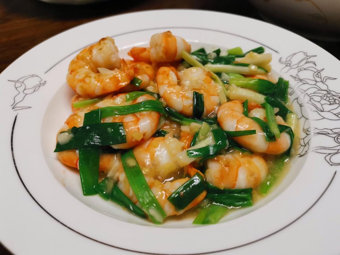 葱爆虾仁
