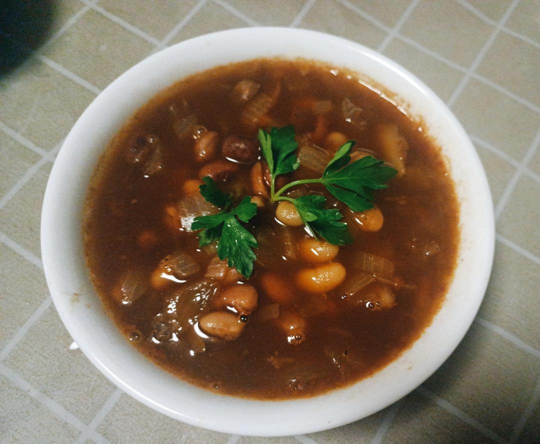 墨西哥下饭菜茄汁炖豆