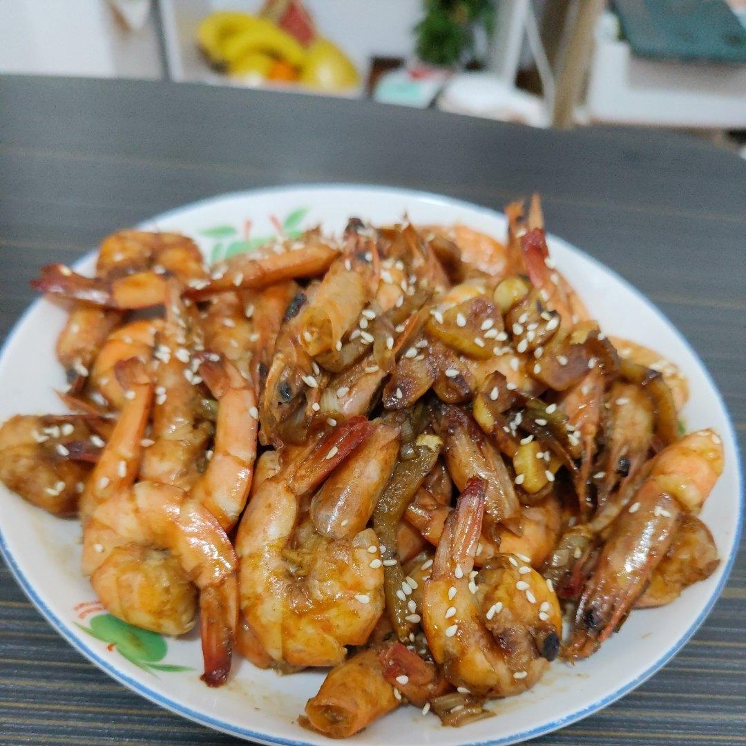 家庭版油焖大虾