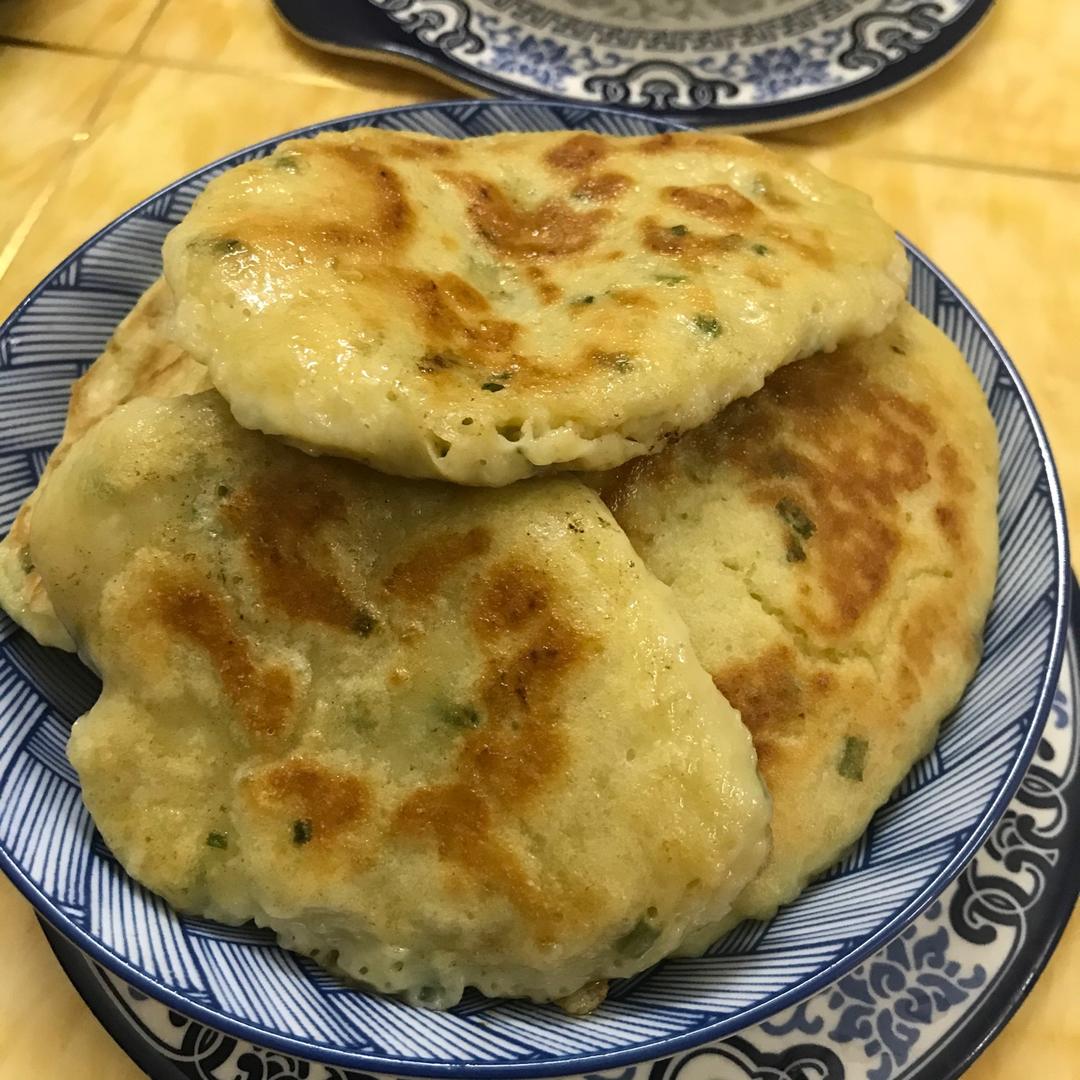 发面葱油饼