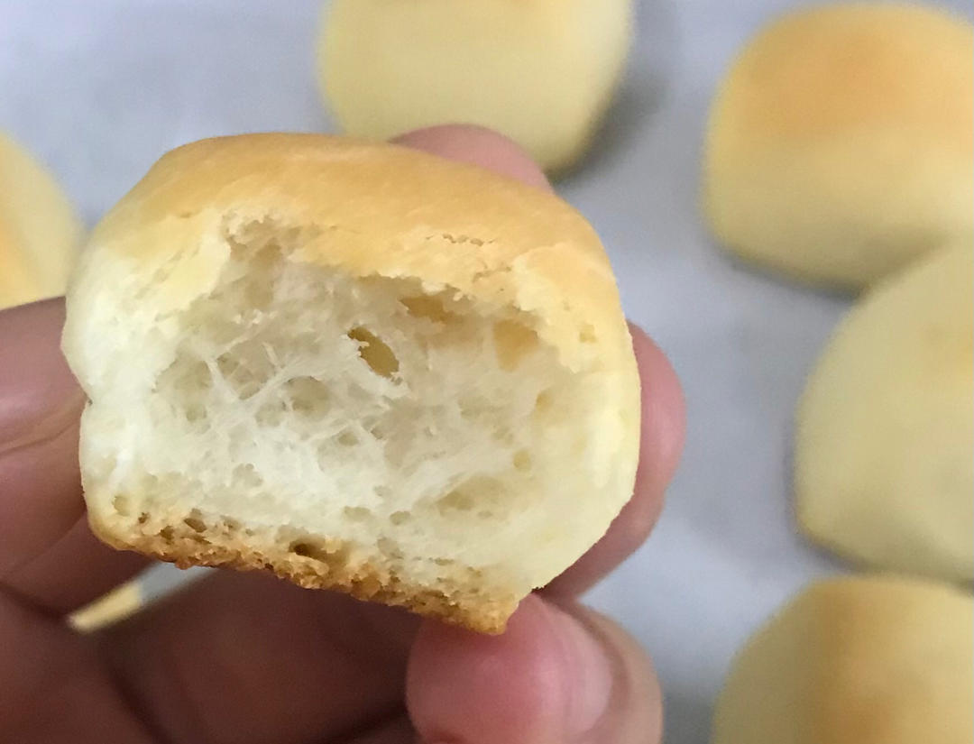 一次发酵❗️做好吃的❗️牛奶小方面包